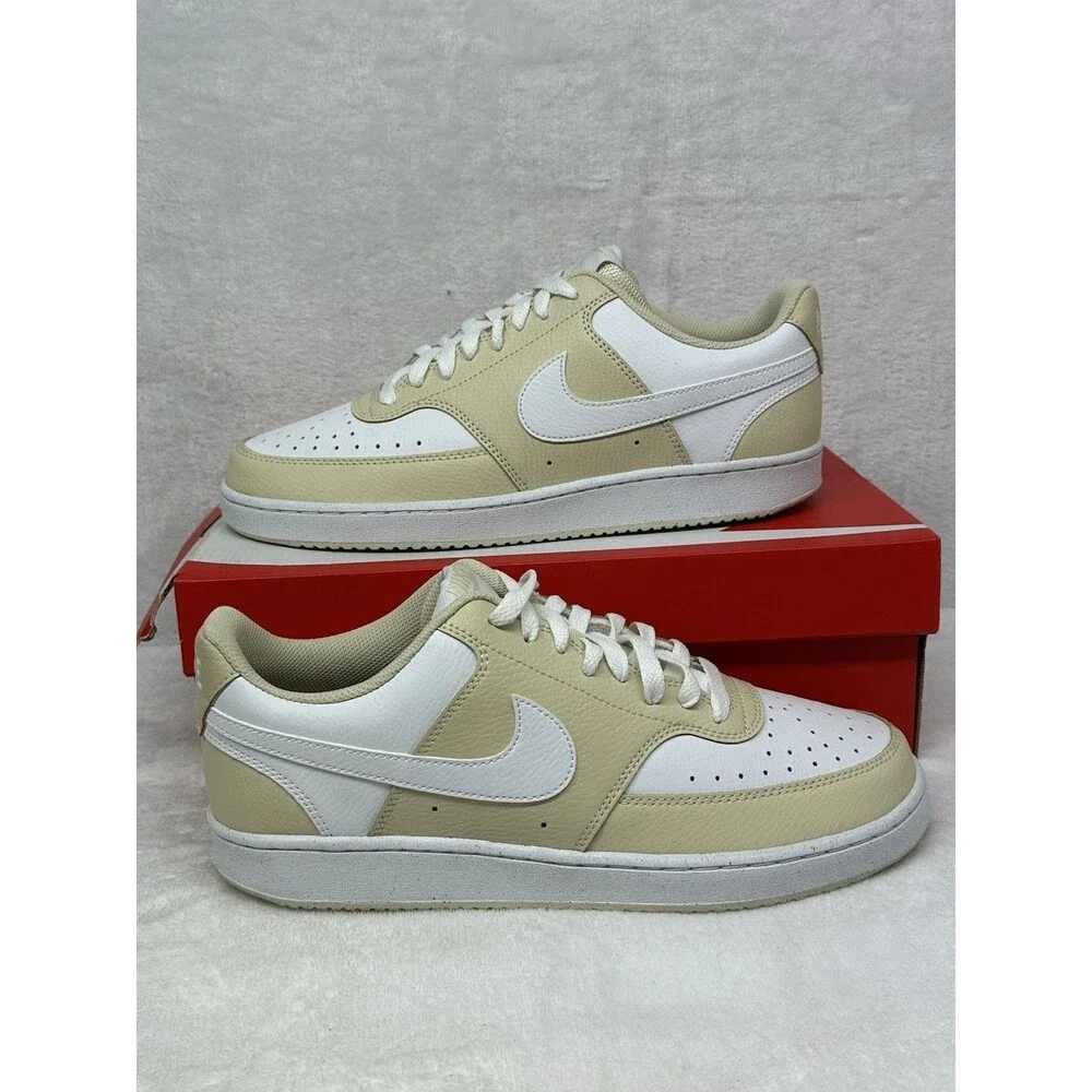 Nike Court Vision Low Light Khaki White Men’s 9.5 HM9862-200